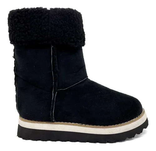 Pantubota Australiana Bota Alta Mujer Corderito Abrigada