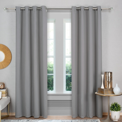 Cortina Blackout Esquimal *alta Densidad* - 2.74m X 2.13m Color Gris