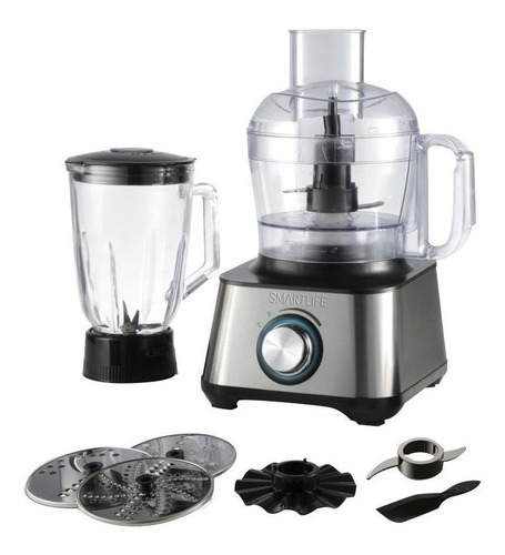 Imagen 4 de 6 de Procesador De Alimentos Smartlife Sl-fp0509 1000w Pc