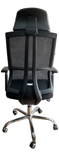 Imagen 3 de 6 de Silla De Oficina Ejecutiva Cooper Color Negro Ergonómica