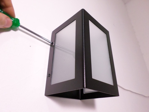 Imagen 9 de 10 de Aplique Pared Interior Bidireccional Vidrio Esmeril Apto Led