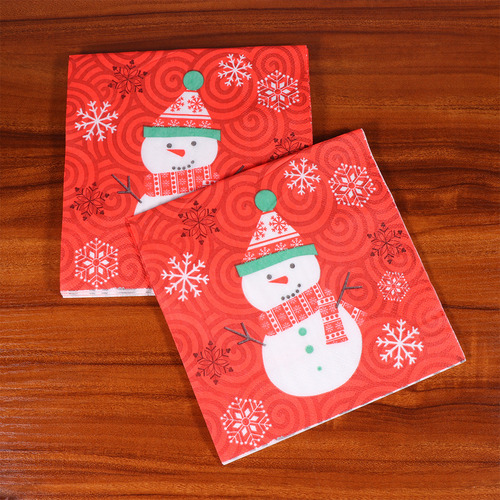 Servilletas Navideñas Para Invitados