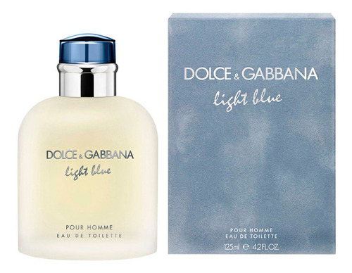 Imagen 2 de 8 de Perfume Para Caballero Dolce & Gabanna Light Blue 200ml