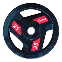 Comprar Par De Discos Olimpicos De 25 Kg Triple Agarre Recubierto 