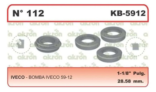 Kit De Reparacion De Bomba De Frenos Iveco 59-12 1 1/8 