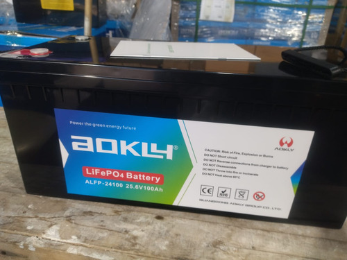 Bateria Aokly Litio 100ah 24v 2.56kwh Tienda Física