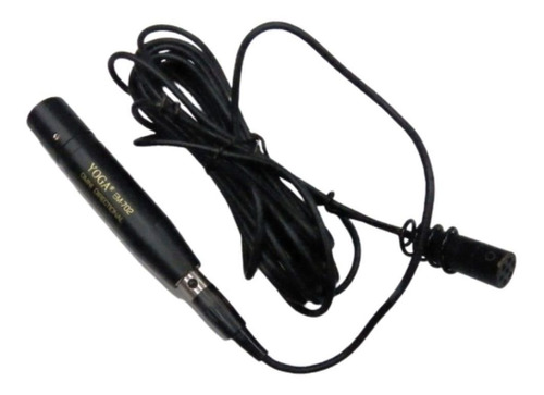 Microfone Profissional Condensador Para Coral Em702 - Yoga Cor Preto