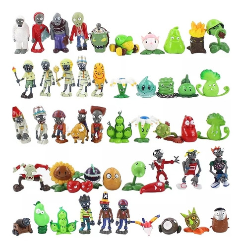 Plantas Vs Zombies!! Set 10 Figuras 