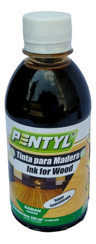 Tinta Para Madera Pentyl® Color Saman Base Solvente 330cc