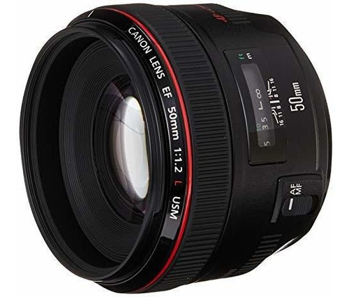 Lente Canon Ef 50 Mm F-1.2 L Usm Para Cámaras Slr Digitales 