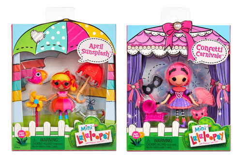 Lalaloopsy Mini Tm Doll 2 Unidades Confetti Carnivale