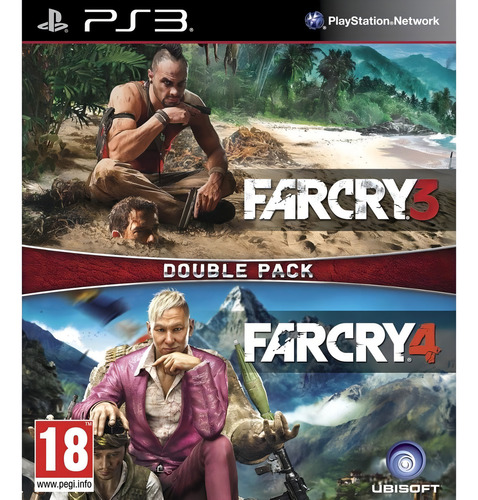 Paquete doble de Far Cry 3 + Far Cry 4 - PS3 -novo - Media Física