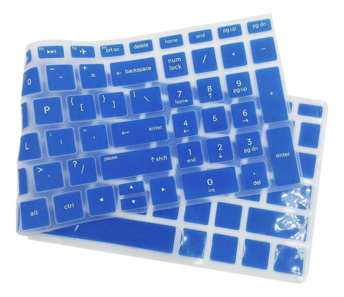 Silicona Notebook Teclado Cubierta De La Piel Para Hp 15.6