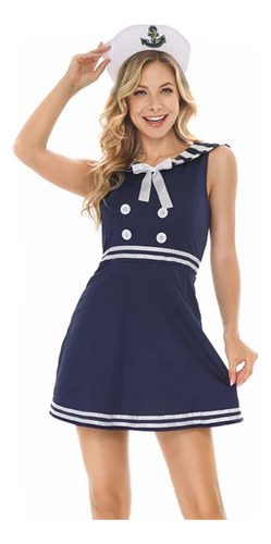 Traje De Marinero Carnival Para Niña, Uniforme Naval Real