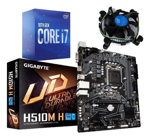 Combo Board H510m Procesador Intel Core I7 10700 Pc