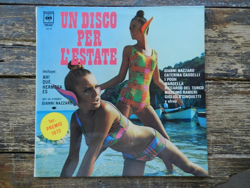Un Disco Per L'estate Nazzaro, Ranieri Etc.   Lp  Impecable