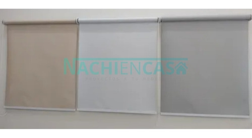 Imagen 4 de 8 de Cortina Roller Blackout 110 X 120 Black Out 100% Ventana 1x1