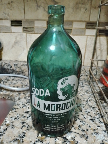 Antigua Botella De Soda Sifon La Morocha (Usado)