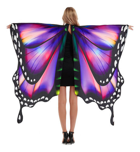 Bufanda Con Forma De Mariposa Para Mujer, Capa, Alas De Mari