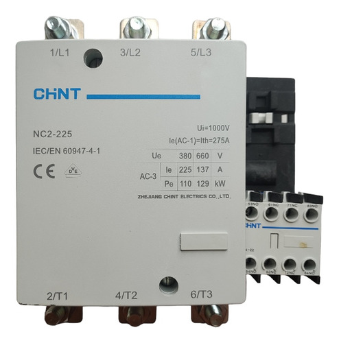 Contactor Marca Chint Nc2-225. 