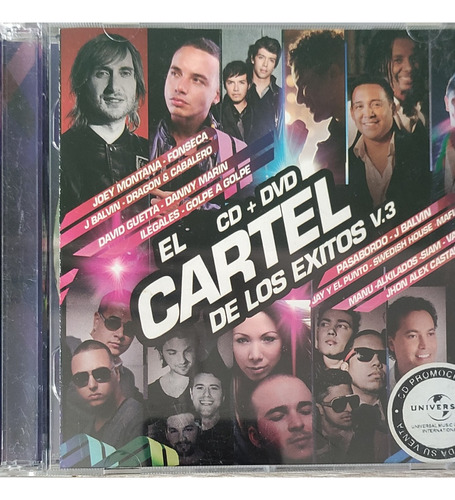 El Cartel De Los Éxitos Vol. 3 Cd+dvd - J Balvin, Fonseca