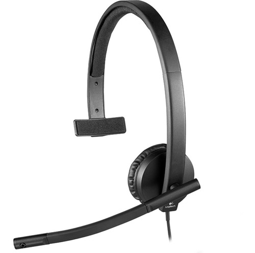 Auriculares Logitech Usb Headset  Mono H570e Negro