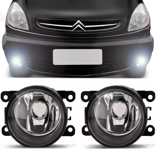 Imagem 2 de 5 de Par Farol Milha Xsara Picasso 2007 2008 2009 2010 2011 2012
