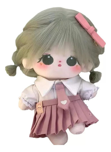 * Muñeca De Algodón De 20 Cm, Bonita Muñeca De Pelo Frito,