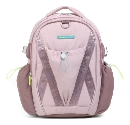 Mochila Dynamic Chimola M202 Color Pale Pink Diseño De La Tela Liso
