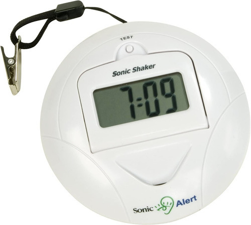 Sonic Alert Sbp100 Reloj Despertador Portátil Con Vibració