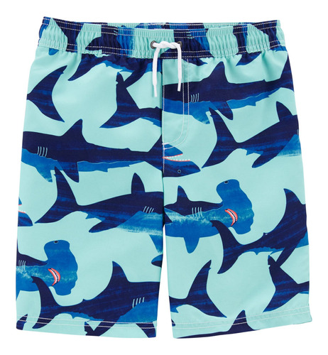 Short De Baño Tiburones Poliester Niño Carters 7 Flaber 