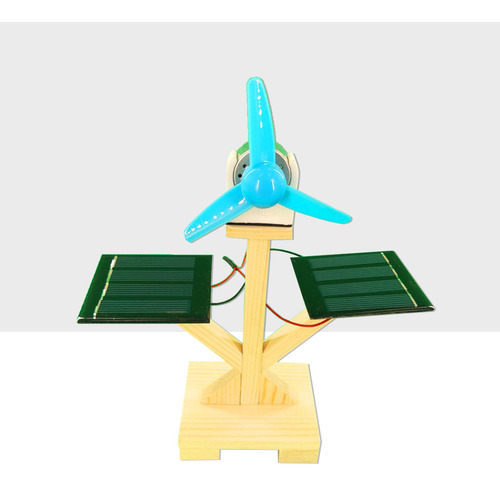Kit De Maqueta De Ventilador Con Energía Solar Para Bricolaj