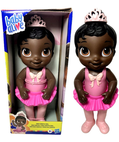 Boneca Bebê Baby Alive Menina Negra Bailarina Original