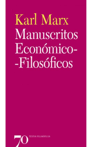 Livro Manuscritos Economico-filosoficos