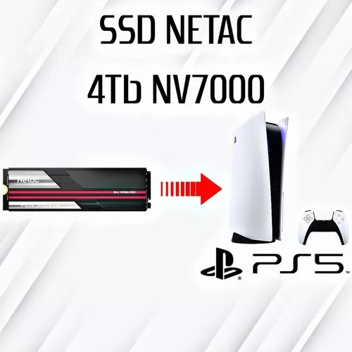 Disco Sólido Interno Netac Nt01nv7000-4t0-e4x 4tb / Para Ps5