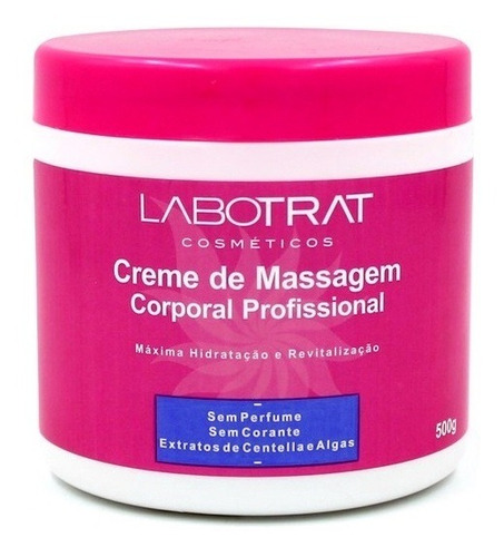 Creme De Massagem Corporal Profissional Labotrat - 500g