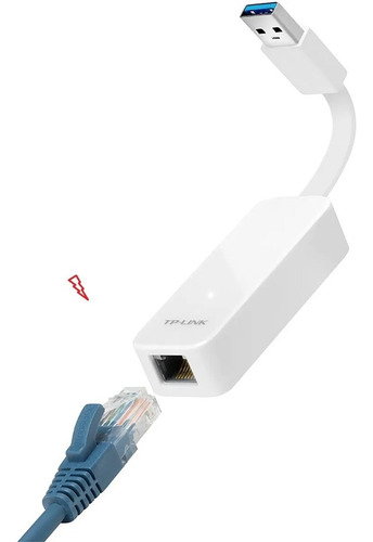 Adaptador Ethernet Gigabit Tp-link Ue300 Usb 3.0 P/ Rj45