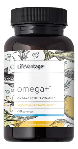 Lifevantage Suplemento Omega+, 90 Capsulas Blandas, Potente