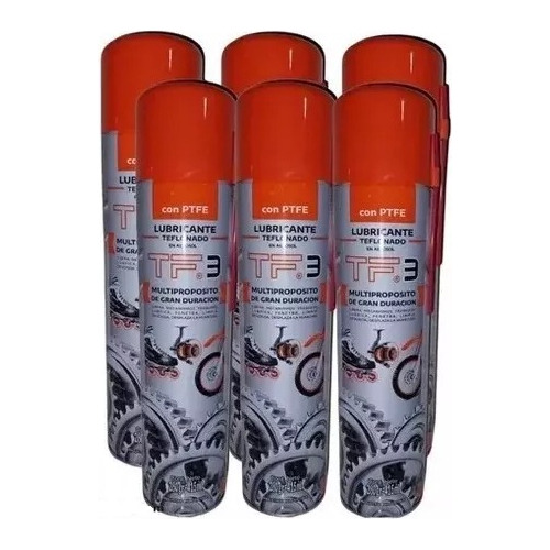 Lubricante Antioxidante Multiuso Teflonado 440cm3 Tf3 X 12un