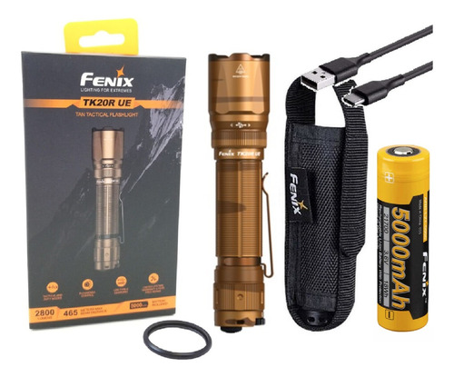 Linterna Tactica Led Fenix Tk20r Ue 2800 Lumens 465 Metros