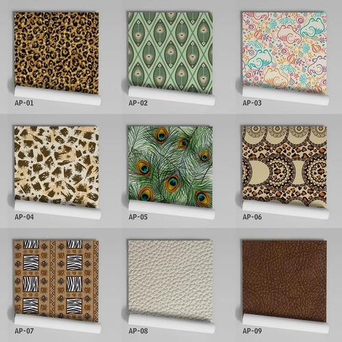 Imagem 4 de 9 de Papel De Parede Adesivo Animal Print Elefante Indiano Ap-27