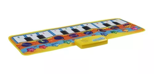 Tapete Piano Musical Faz Som infantil Colorido Com 10 melodias