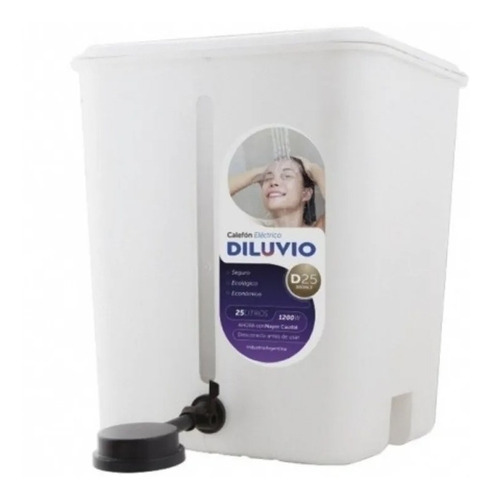 Calentador Ducha Diluvio Calefon Resistencia 1100w 25litros