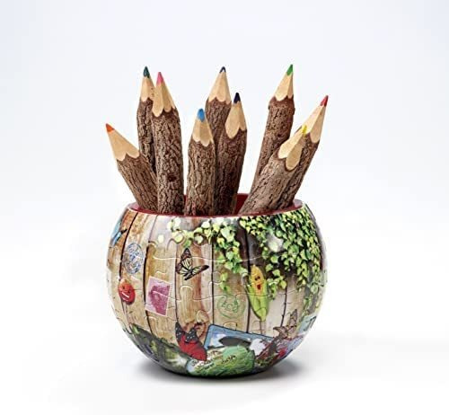 'grow A Garden 3d Flowerpot Puzzle - 80 Peças De Spartan &