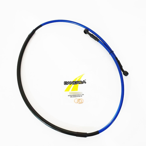 Flexível De Freio Dianteiro Yamaha Yz 250 Azul Danidrea