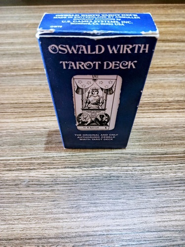 Oswald Wirth Tarot Deck - Raro - Us Games - 1976 (Usado)