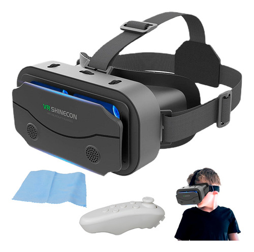 Gafas Vr Lentes De Realidad Virtual 3d Con Controlador