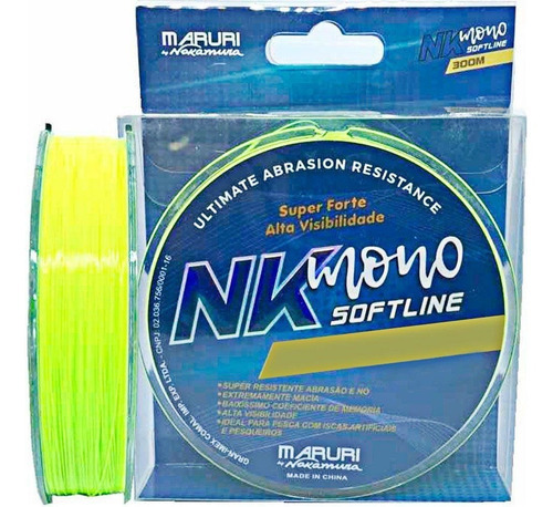 Linha Nk Mono Softline Maruri By Nakamura 0,20mm 2,75kg 300m