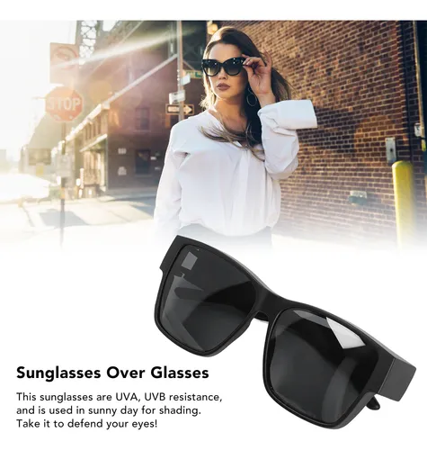 Sobre lentes de sol sale