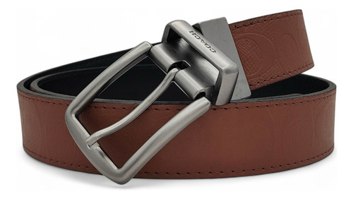 Cinturón Coach Reversible Doble Vista Unisex Troquelado